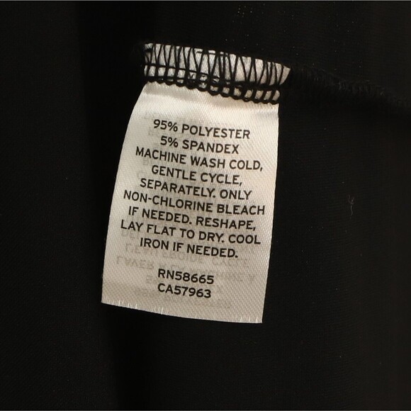 Open Edit Nordstrom Corset Detail Stretch Knit Sheath Dress XL Black NEW B18 - Picture 6 of 6